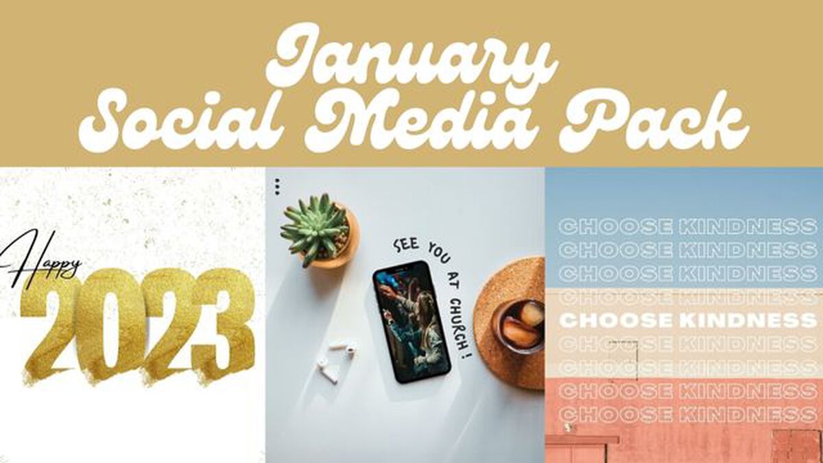 January 2023 Social Media Pack image number null